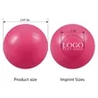 Custom Solid Color Round Stress Ball | https://www.bestnamebadges.com