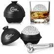 Golf Ball Ice Mold Whiskey Round  Cube Tray 2.5 Inch | https://www.bestnamebadges.com