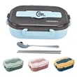 Stainless Steel Lunch Box 4 Grid Portable  Food Storage C | https://www.bestnamebadges.com