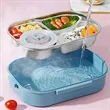 Stainless Steel Lunch Box 4 Grid Portable  Food Storage C | https://www.bestnamebadges.com