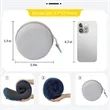 Ergonomic Memory Foam Travel Neck Pillow with Storage Box | https://www.bestnamebadges.com