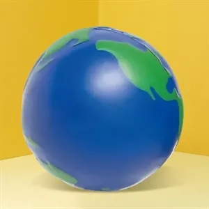 Earth Shaped Stress Ball | https://www.bestnamebadges.com