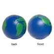 Earth Shaped Stress Ball | https://www.bestnamebadges.com