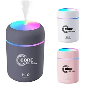 Portable Mini USB Rechargeable Humidifier with Colorful Nigh