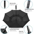 Automatic Open Extra Large Golf Umbrella Windproof | https://www.bestnamebadges.com