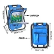 Camping Folding Chair with Cooler Backpack | https://www.bestnamebadges.com