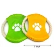 Flying Disc Dog Rope Toys Chew for Pet Training | https://www.bestnamebadges.com