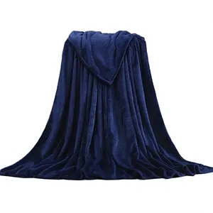 Sofa Throw Coral Velvet Solid Couch Blanket for All