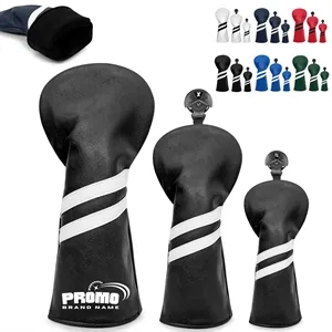 Premium Golf Club Headcover Set for Driver, Fairway, Irons