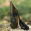 Multi-Functional Survival Whistle with Compass and LED Light | https://www.bestnamebadges.com