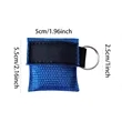 Portable CPR Face Shield Keychain with One Way Valve | https://www.bestnamebadges.com