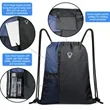 Drawstring Backpack Sports Gym Bag | https://www.bestnamebadges.com