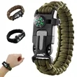 Multi Function Survival Bracelet with Compass & Fire Starter | https://www.bestnamebadges.com