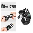 Multi Function Survival Bracelet with Compass & Fire Starter | https://www.bestnamebadges.com