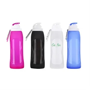 Collapsible Water Bottles Roll up Folding Silicone
