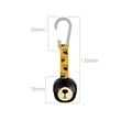 Retractable Bell with Carabiner & Rope for Hiking, Safety. | https://www.bestnamebadges.com