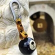 Retractable Bell with Carabiner & Rope for Hiking, Safety. | https://www.bestnamebadges.com