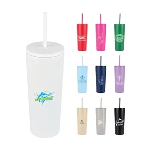 Bayard-24-oz-Double-Wall-Steel-PP-Liner-Straw-Tumbler