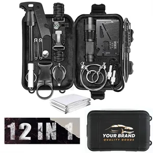 12 In 1 Survival Kit For Wilderness Set