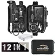 12 In 1 Survival Kit For Wilderness Set | https://www.bestnamebadges.com