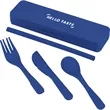 Recycled Plastic Utensil To Go Set | https://www.bestnamebadges.com
