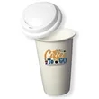 11 oz. Double Wall Ceramic Tumblers with Lid | https://www.bestnamebadges.com