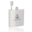 6 oz. Murano Stainless Steel Hip Flasks | https://www.bestnamebadges.com