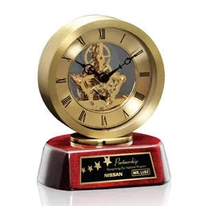 Conchita Clock - Gold | https://www.bestnamebadges.com