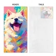 2 in1 Foldable Beach Towel & Storage Bag | https://www.bestnamebadges.com