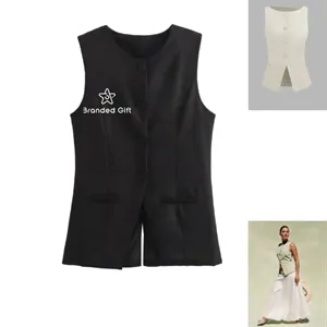 Women's Suit Vest Tops
