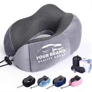 Cationic fabric Foldable Memory Foam Neck Protection Pillow
