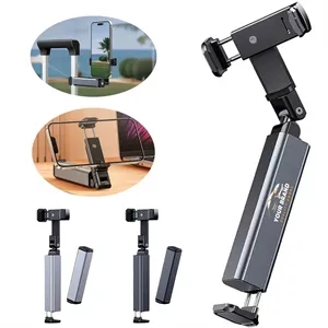 Mobile Phone Folding Portable 360 Rotating Desktop Stand