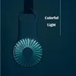 Pocket Size Carabiner Clip Fan USB Charging With LED Light | https://www.bestnamebadges.com