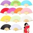 Foladble Paper Bamboo Hand Fan | https://www.bestnamebadges.com