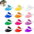 Outdoors Clear Sun Visor Hats | https://www.bestnamebadges.com