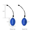 Stress Relief Grip Ball with Rope | https://www.bestnamebadges.com
