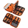 Portable Electronic Travel Cable Organizer Bag | https://www.bestnamebadges.com