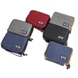 Portable Electronic Travel Cable Organizer Bag | https://www.bestnamebadges.com