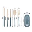 Eco-Friendly BPA Free Reusable Folding Utensil Set | https://www.bestnamebadges.com