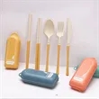 Eco-Friendly BPA Free Reusable Folding Utensil Set | https://www.bestnamebadges.com