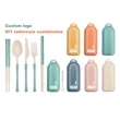 Eco-Friendly BPA Free Reusable Folding Utensil Set | https://www.bestnamebadges.com