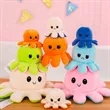4 inch Octopus Reversible Plushie | https://www.bestnamebadges.com