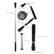 Portable 3 LED Telescopic Flexible Extensible Flashlight | https://www.bestnamebadges.com