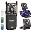 Foldable Rechargeable Handheld Neck Fan | https://www.bestnamebadges.com