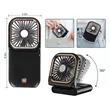Foldable Rechargeable Handheld Neck Fan | https://www.bestnamebadges.com