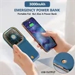 Foldable Rechargeable Handheld Neck Fan | https://www.bestnamebadges.com