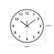 Customizable Plastic Wall Clock With Logo For Office  | https://www.bestnamebadges.com
