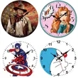 Customizable Plastic Wall Clock With Logo For Office  | https://www.bestnamebadges.com