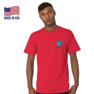 USA-Made Midweight Unisex Crew Tee | https://www.bestnamebadges.com
