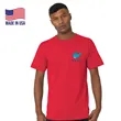 USA-Made Midweight Unisex Crew Tee | https://www.bestnamebadges.com
